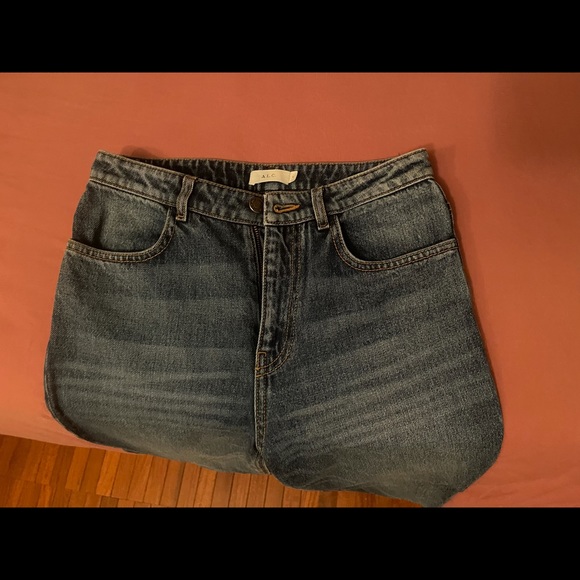 ALC High Rise Boot Leg Denim Jeans (Size 4) - Picture 4 of 6